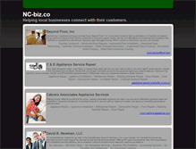 Tablet Screenshot of nc-biz.co